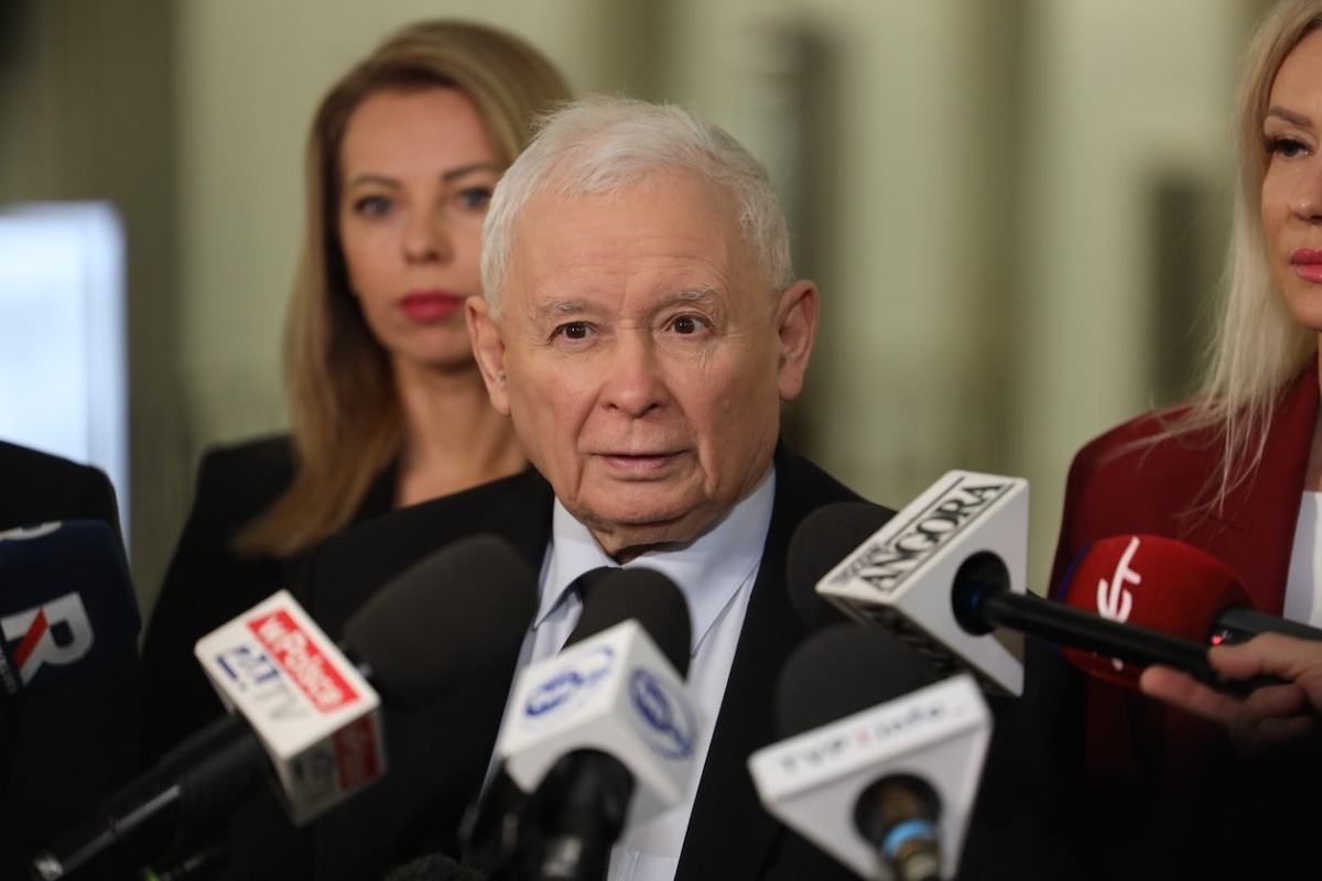 Prezes PiS o słowach Trumpa: Ma taki język rozpędzony