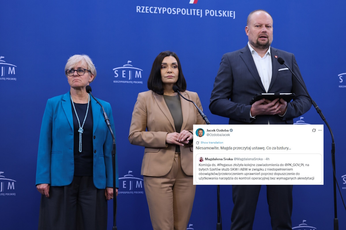 Komisja Sroki składa zawiadomienia. "Magda przeczytaj ustawę"