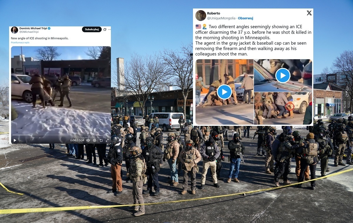 Dlaczego agenci ICE zastrzelili 37-latka? Nowe nagranie