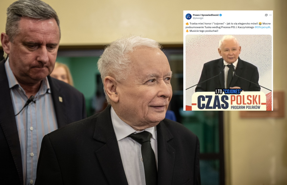 Jarosław Kaczyński dał lekcję Tuskowi! "Trzeba mieć cojones"