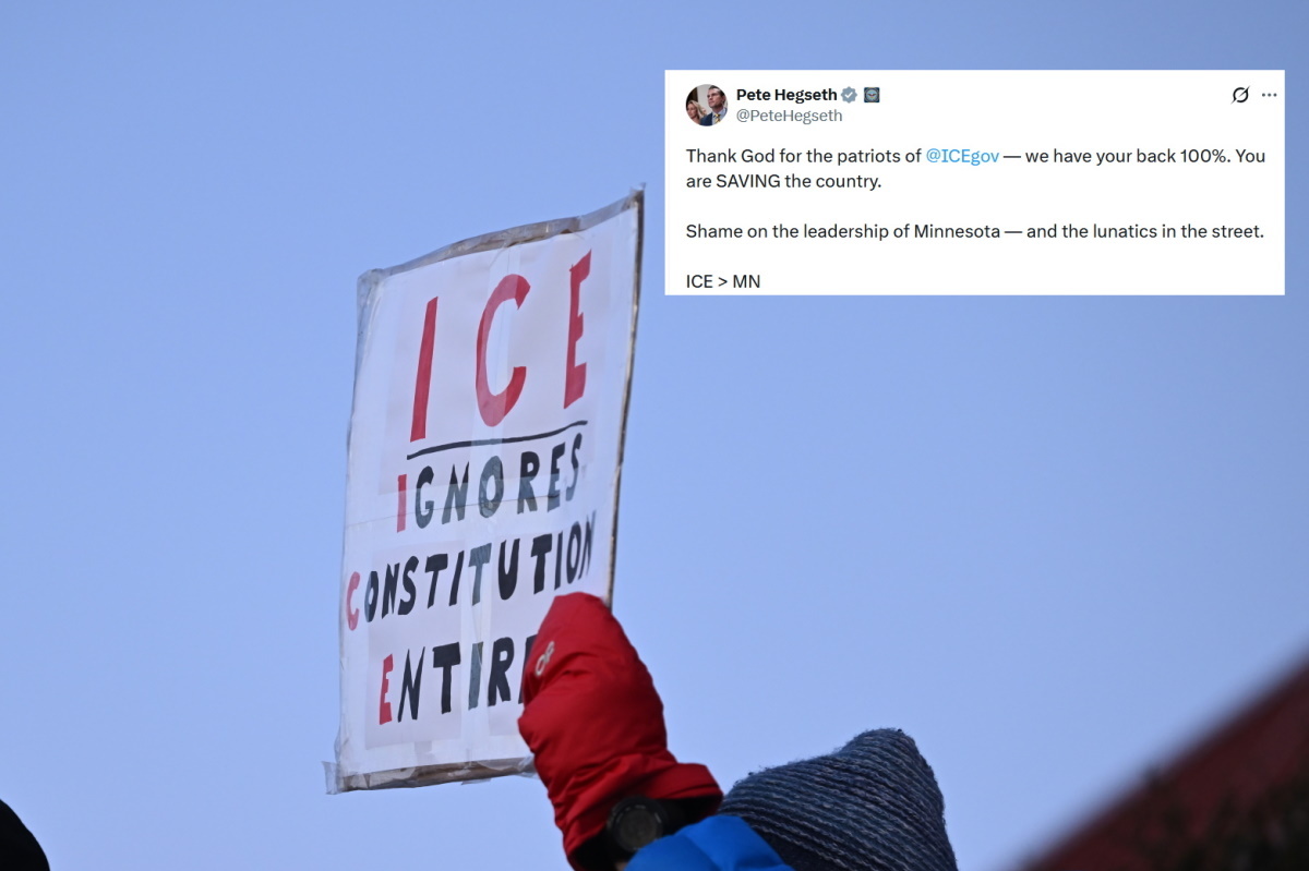 Hegseth staje po stronie służb: Dzięki Bogu za patriotów z ICE