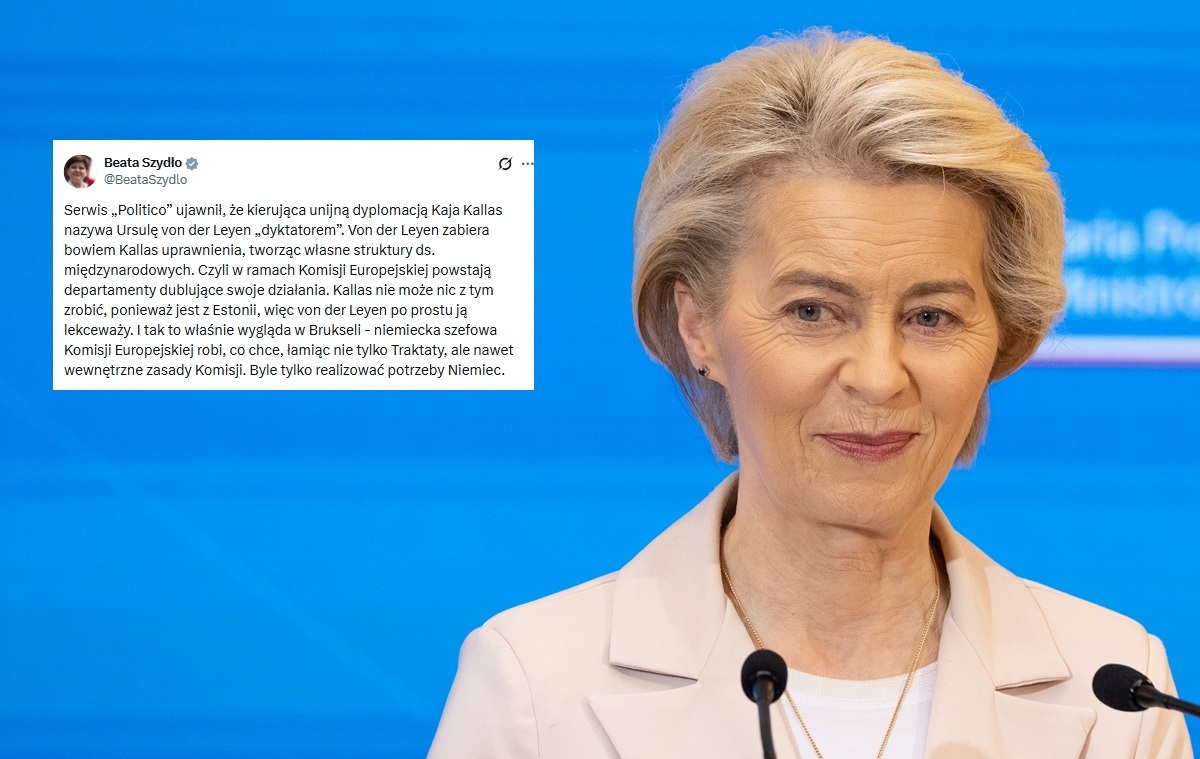 Szefowa KE zwalcza Kallas. Szydło: "Robi, co chce"