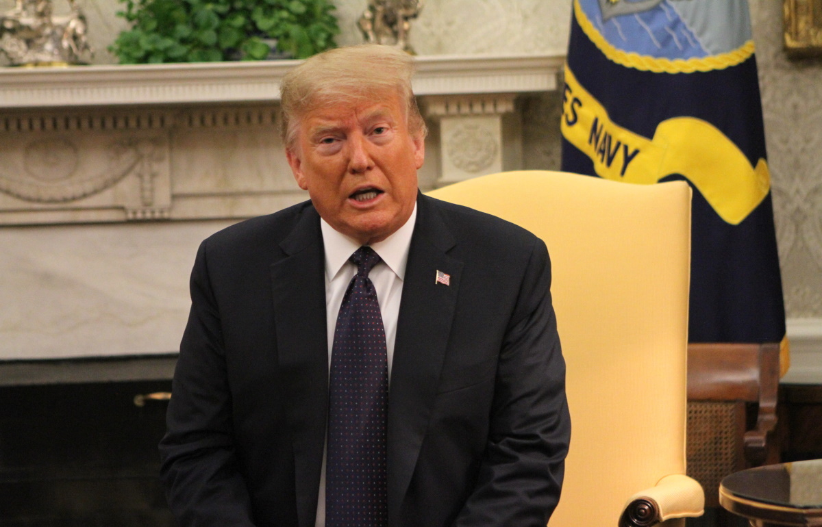 Trump przewrócił stolik