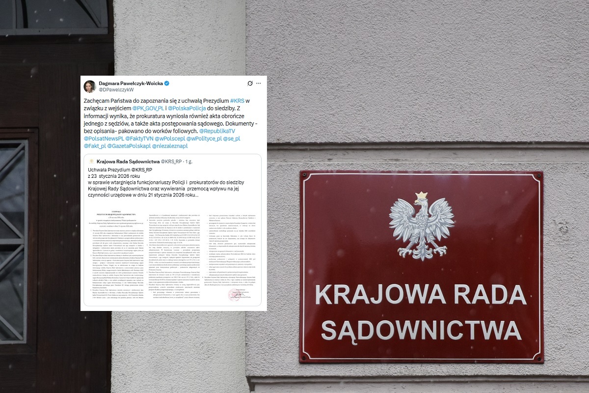 Prezydium KRS wprost o siłowym wejściu! "Pakowano do worków"