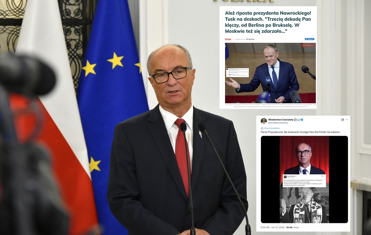 Czarzasty atakuje prezydenta Nawrockiego. Powtarza po Tusku