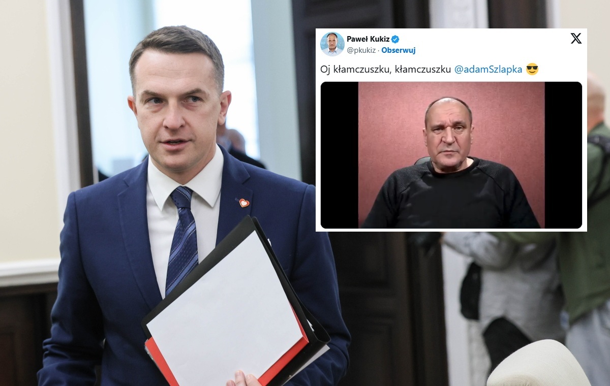 Kukiz do Szłapki: "Adasiu, nieładnie tak kłamać"