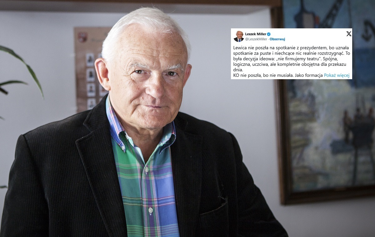 Lewica nie przyszła do prezydenta. Miller: Zniknęła z obrazu