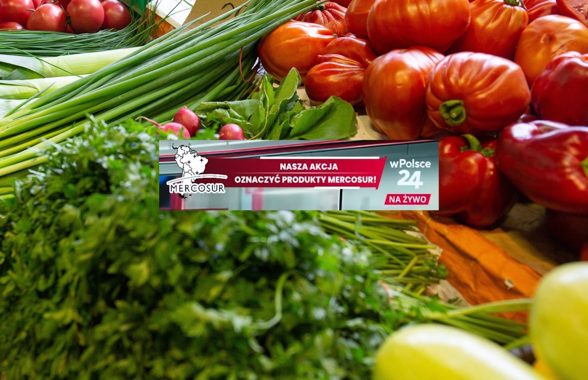 Akcja Telewizji wPolsce24. "Oznaczyć Produkty Mercosur"