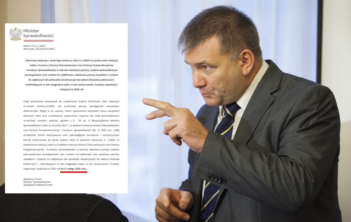 Co ten Żurek wyprawia? Konkurs w ramach FS przesunięty o miesiąc