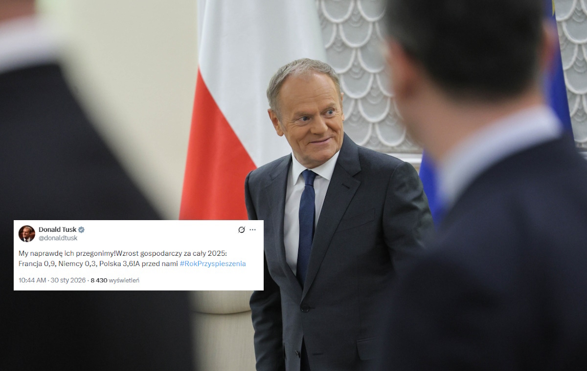 GUS podał szacunki PKB za 2025 r. Tusk i Domański zachwyceni