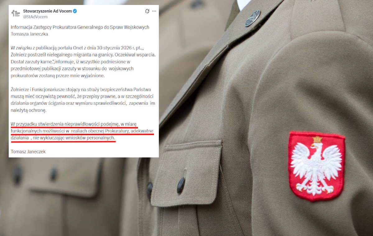 Prokuratorzy oskarżający żołnierza pod lupą zastępcy PG