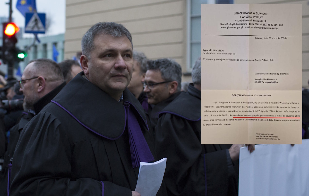 Суд ошибочно направил проект решения по делу Журека