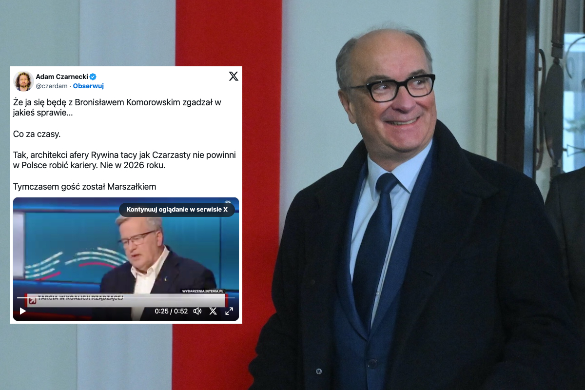 Komorowski przypomniał Czarzastemu aferę Rywina