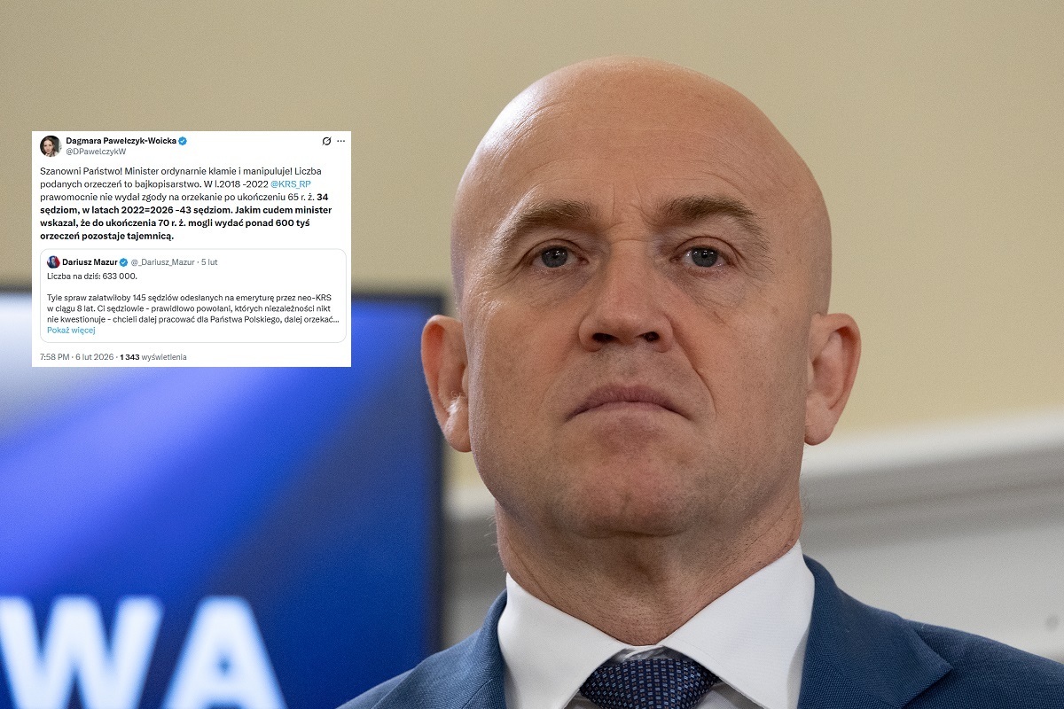 Przewodnicząca KRS: "Minister ordynarnie kłamie i manipuluje!"