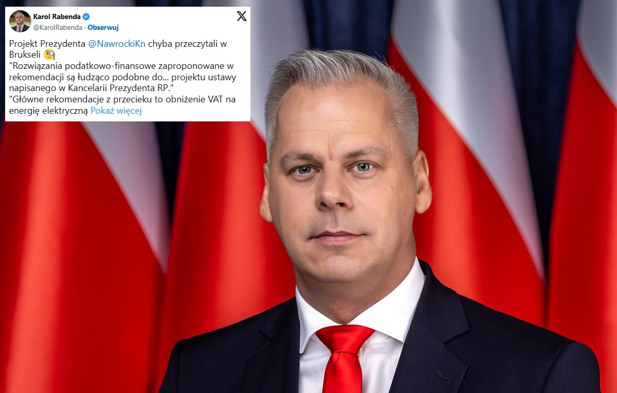 Rabenda: Projekt prezydenta chyba przeczytali w Brukseli