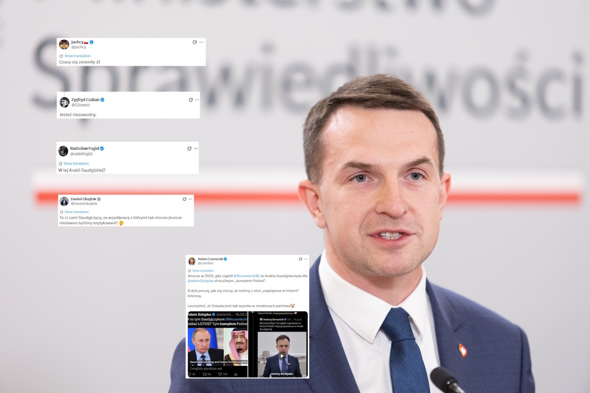 Już nie "kumple Putina"? Hipokryzja Szłapki ws. Saudyjczyków