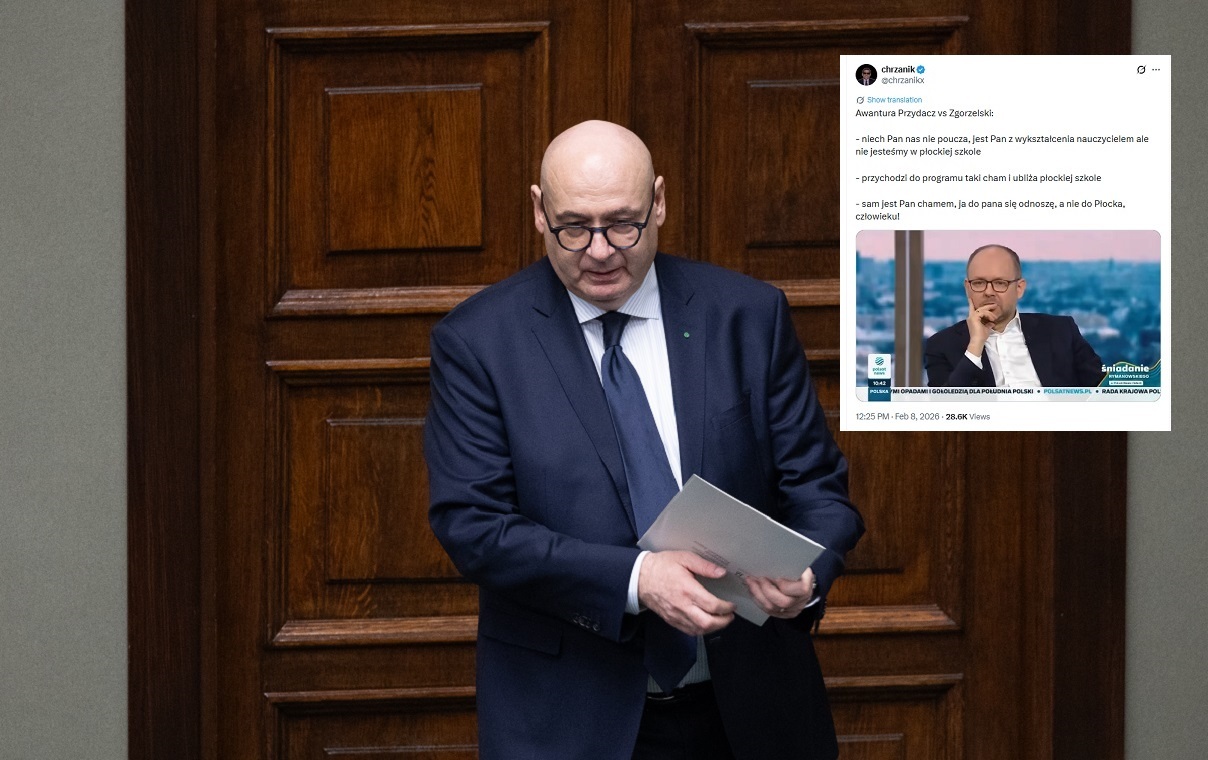 Awantura o... płocką szkołę. Zgorzelski wściekły na Przydacza