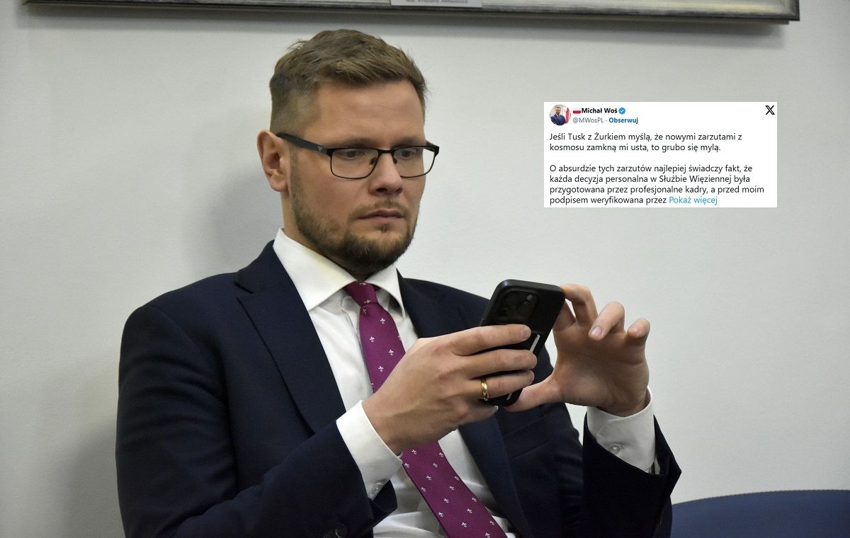 Woś: Tusk z Żurkiem nie zamkną mi ust nowymi zarzutami