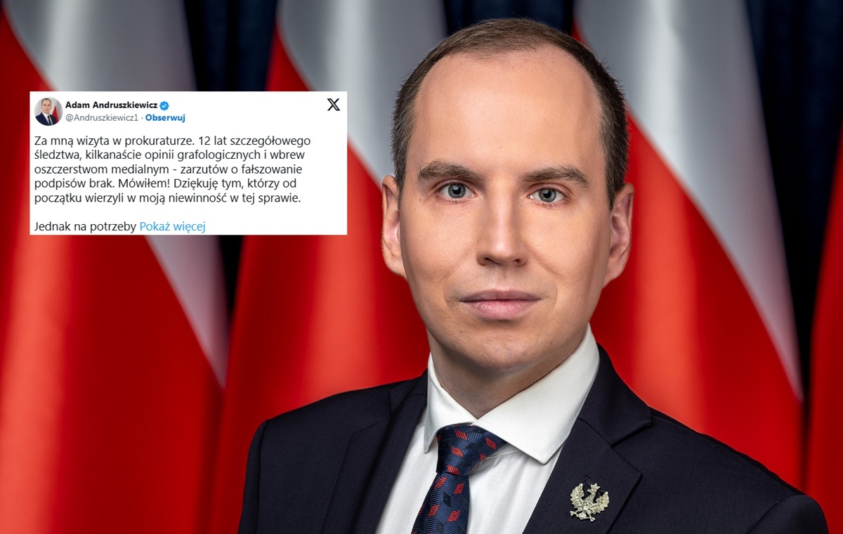 Andruszkiewicz stawił się w prokuraturze: Polityczna pałka
