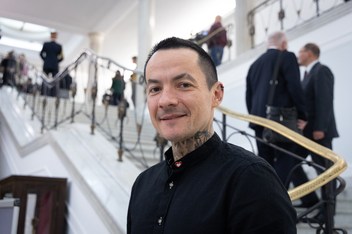 Józefaciuk's confession from the parliamentary podium: 'As a gay'