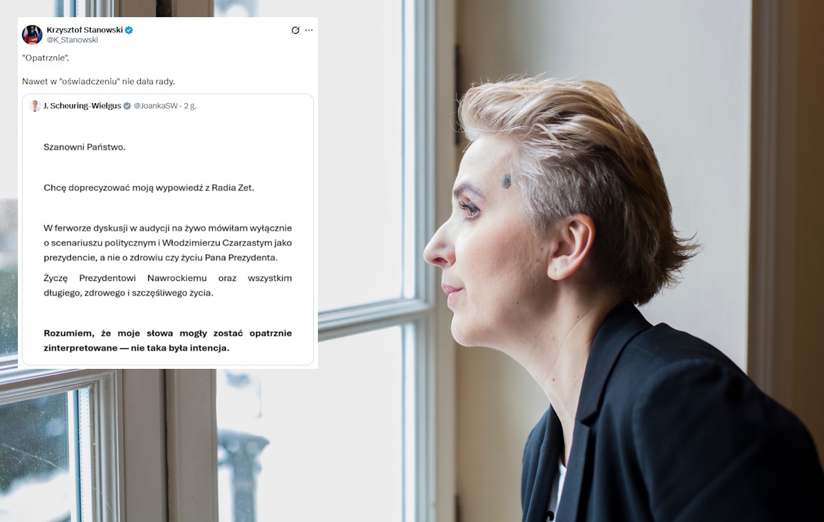 Oświadczenie Scheuring-Wielgus ws. słów o prezydencie Nawrockim