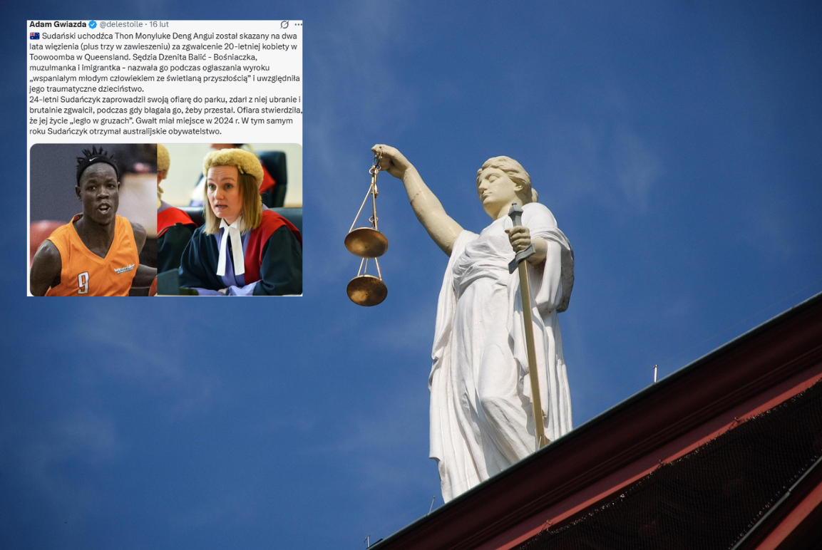 Uchodźca zgwałcił 20-latkę. Sędzia: „Wspaniały, młody człowiek"