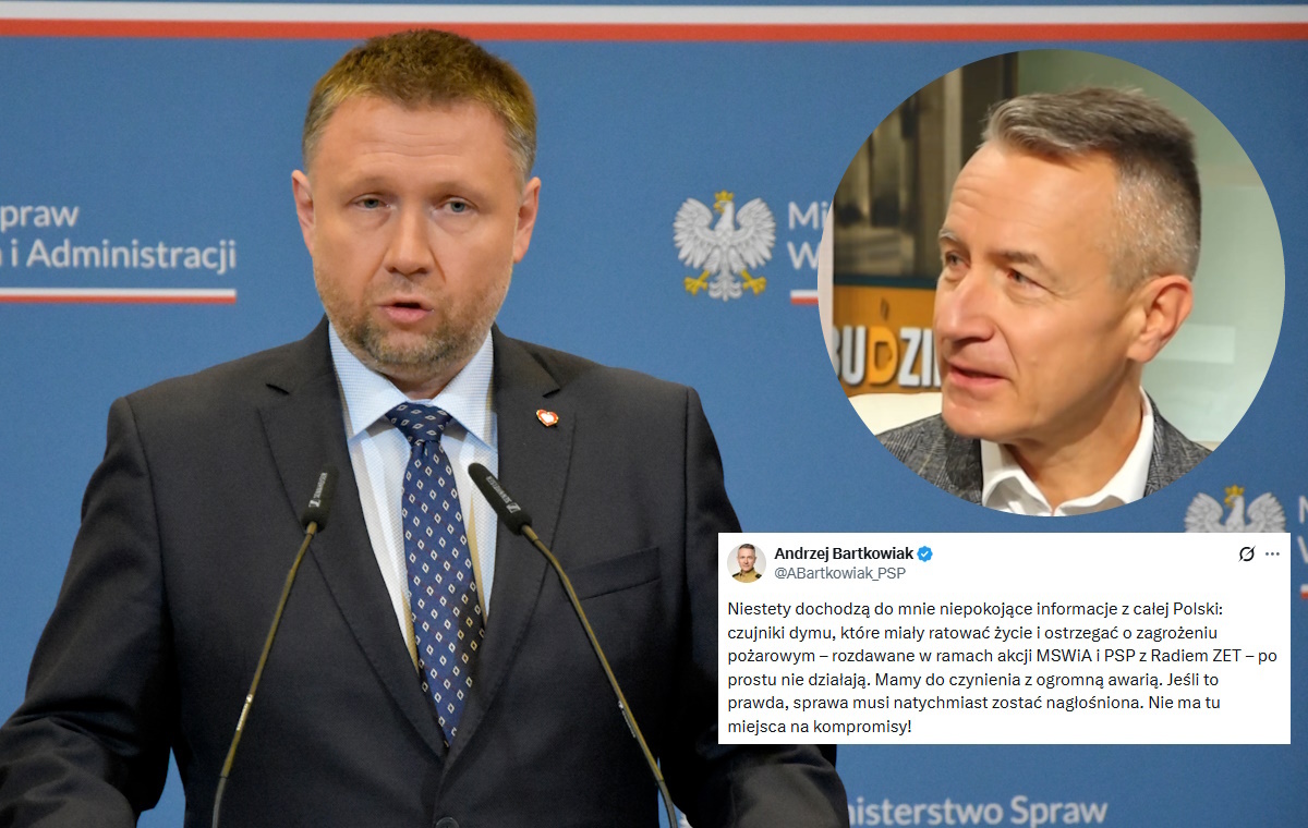 Gen. Bartkowiak: Rozdawane przez MSWiA czujki dymu nie działają