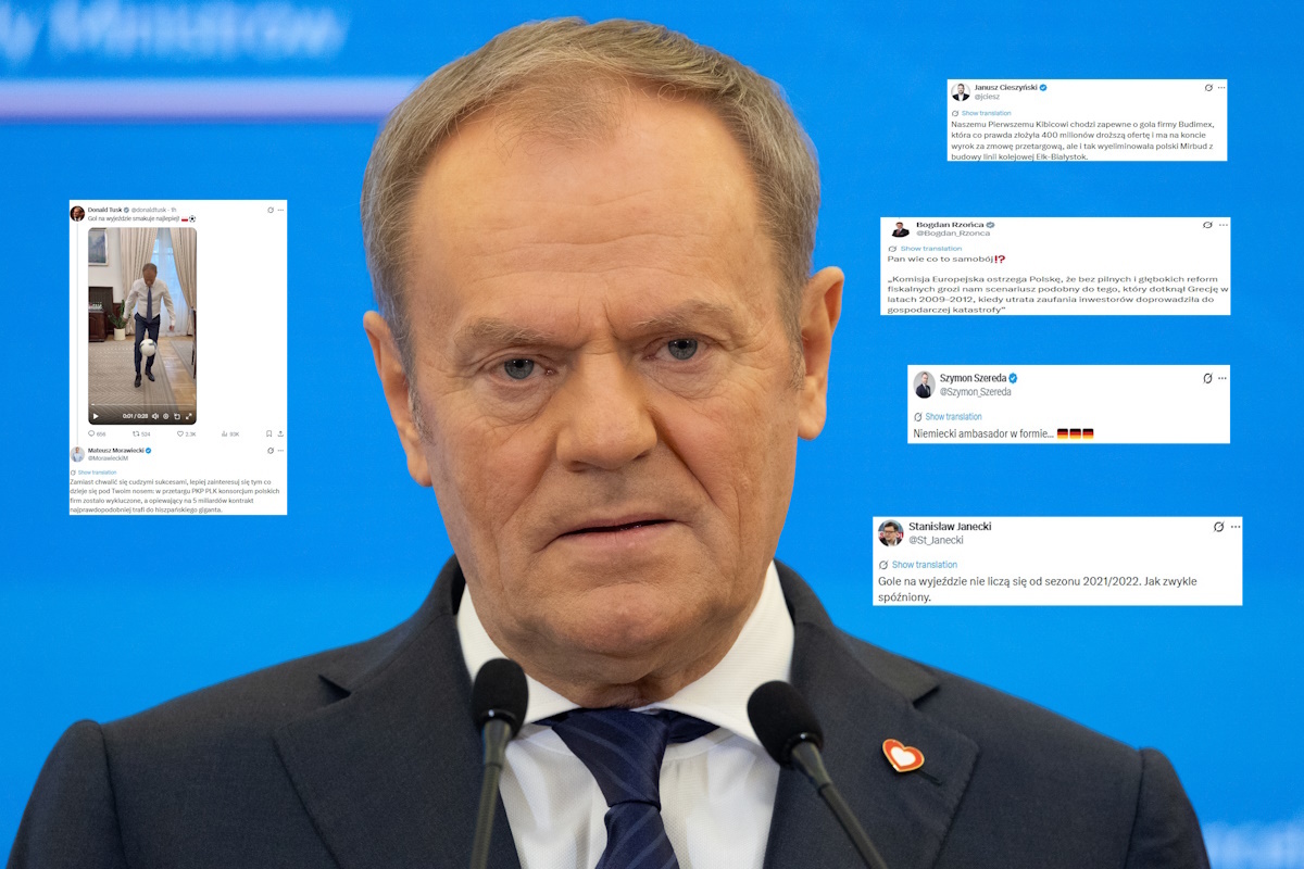 Żonglujący Tusk, polskie firmy i Niemcy. "Wie, co to samobój!?"