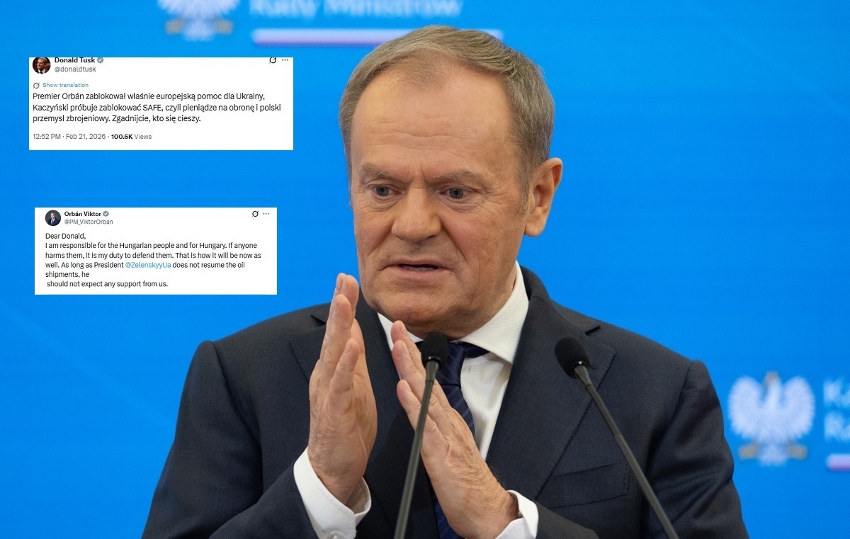 Tusk brnie w kłamstwa o PiS. Odpowiedział mu Orban!