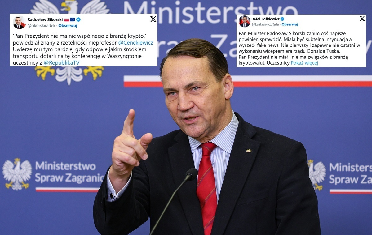 Leśkiewicz: Sikorskiemu wyszedł fake news. Nie pierwszy raz