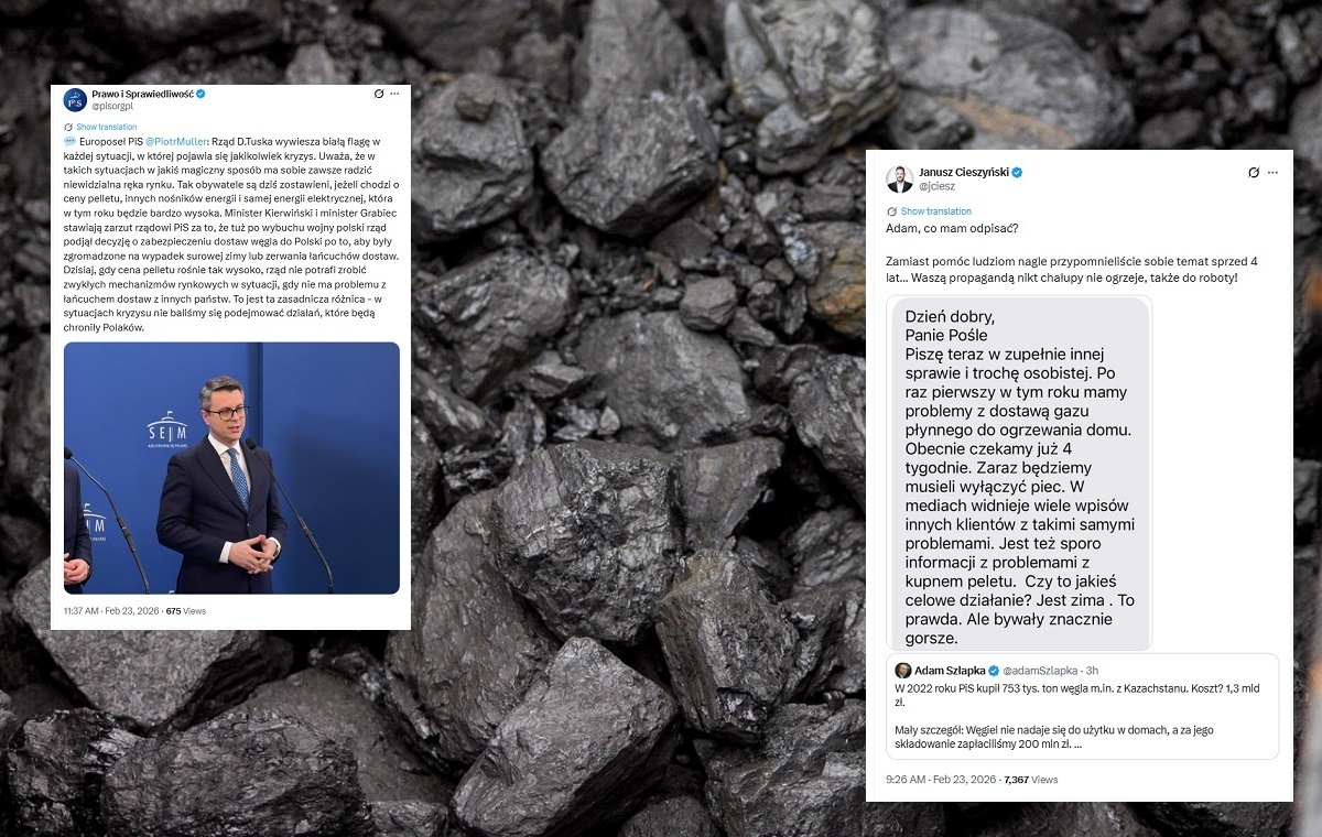 Kierwiński i KO atakują PiS za "aferę węglową". Jest odpowiedź!