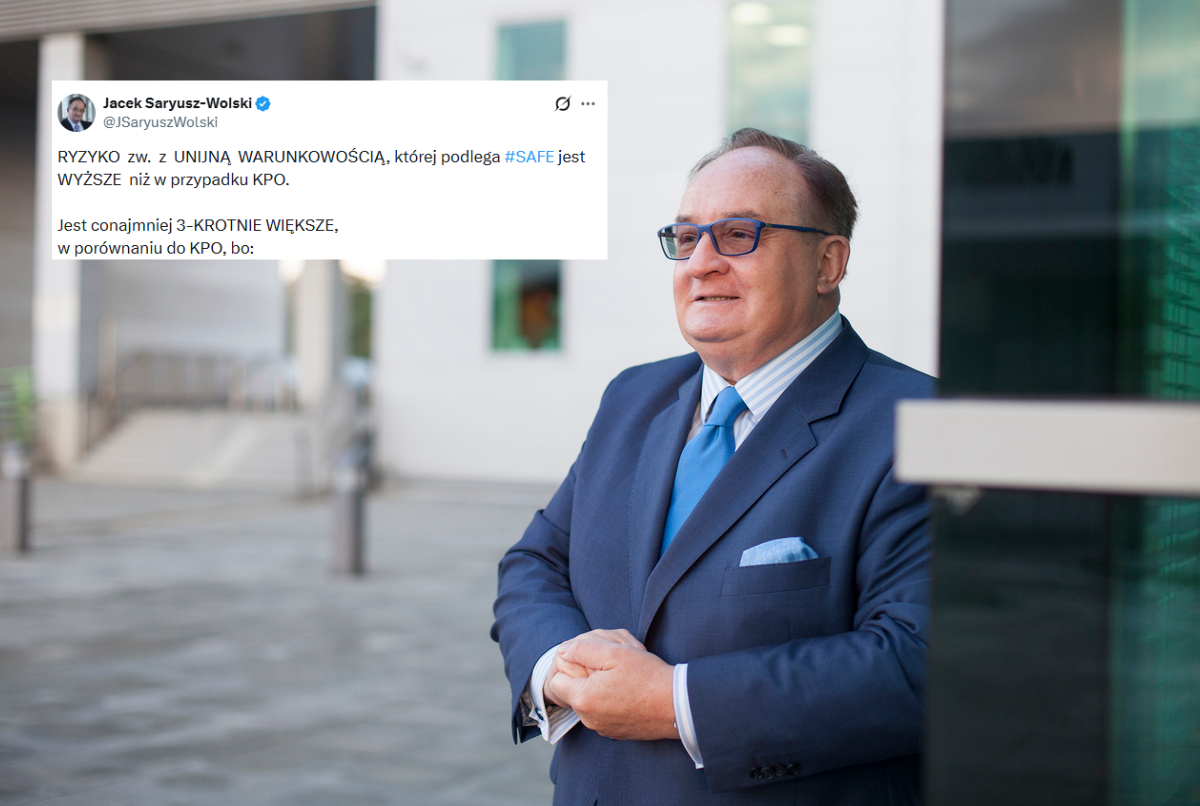 Saryusz-Wolski alarmuje: SAFE to 3 razy większe ryzyko niż KPO