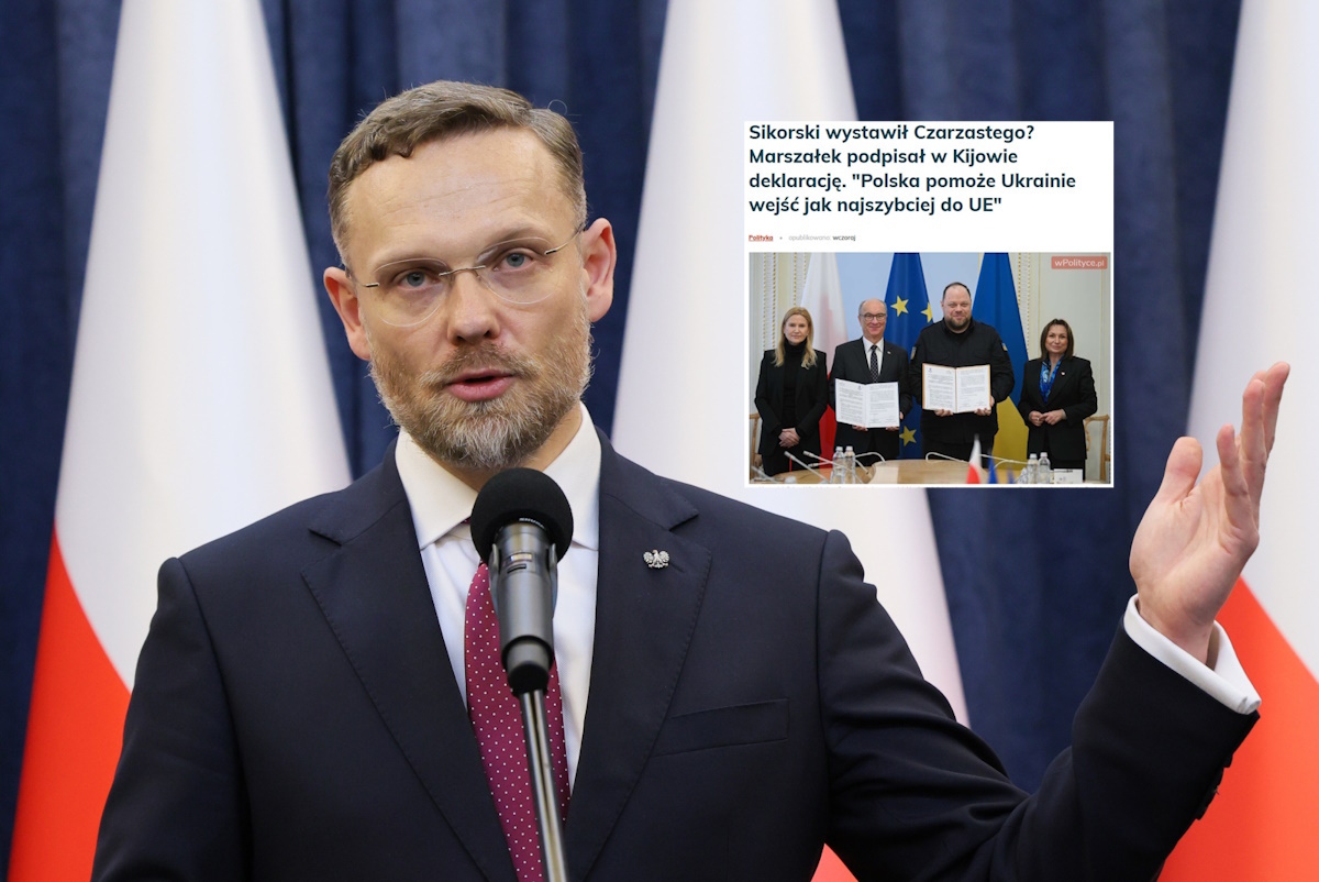 Czarzasty zapewnia Ukrainę ws. UE. Bogucki: Nie jest uprawniony