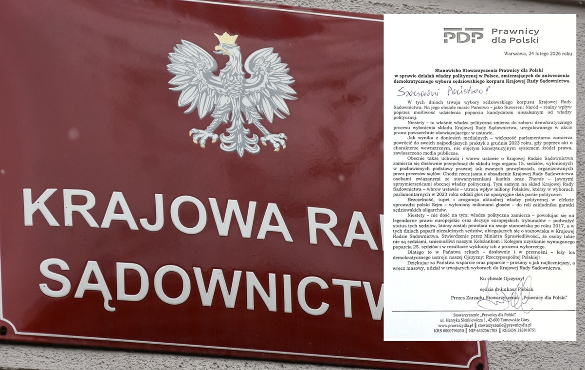 Atak na KRS. "Prawnicy dla Polski" reagują: "Plany zamachu"