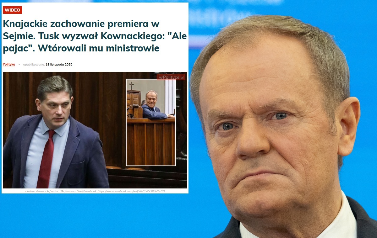 Tusk ukarany przez komisję etyki za nazwanie posła PiS "pajacem"