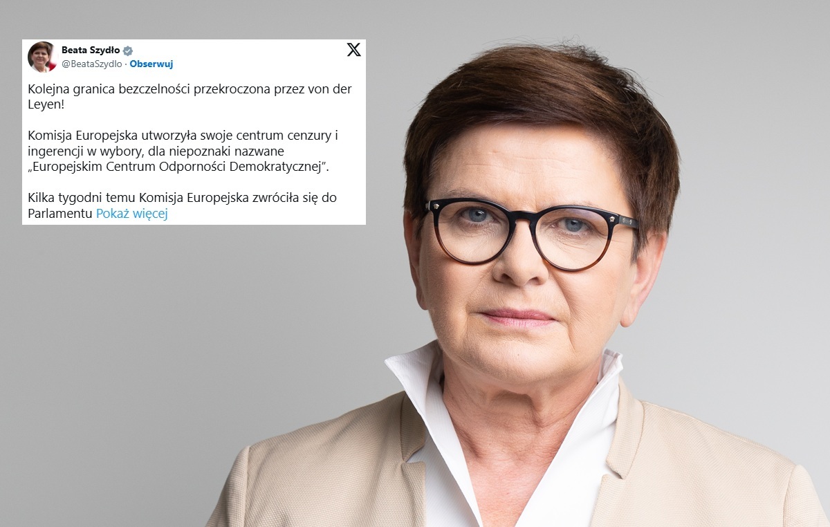 Szydło: KE utworzyła swoje centrum cenzury i ingerencji w wybory