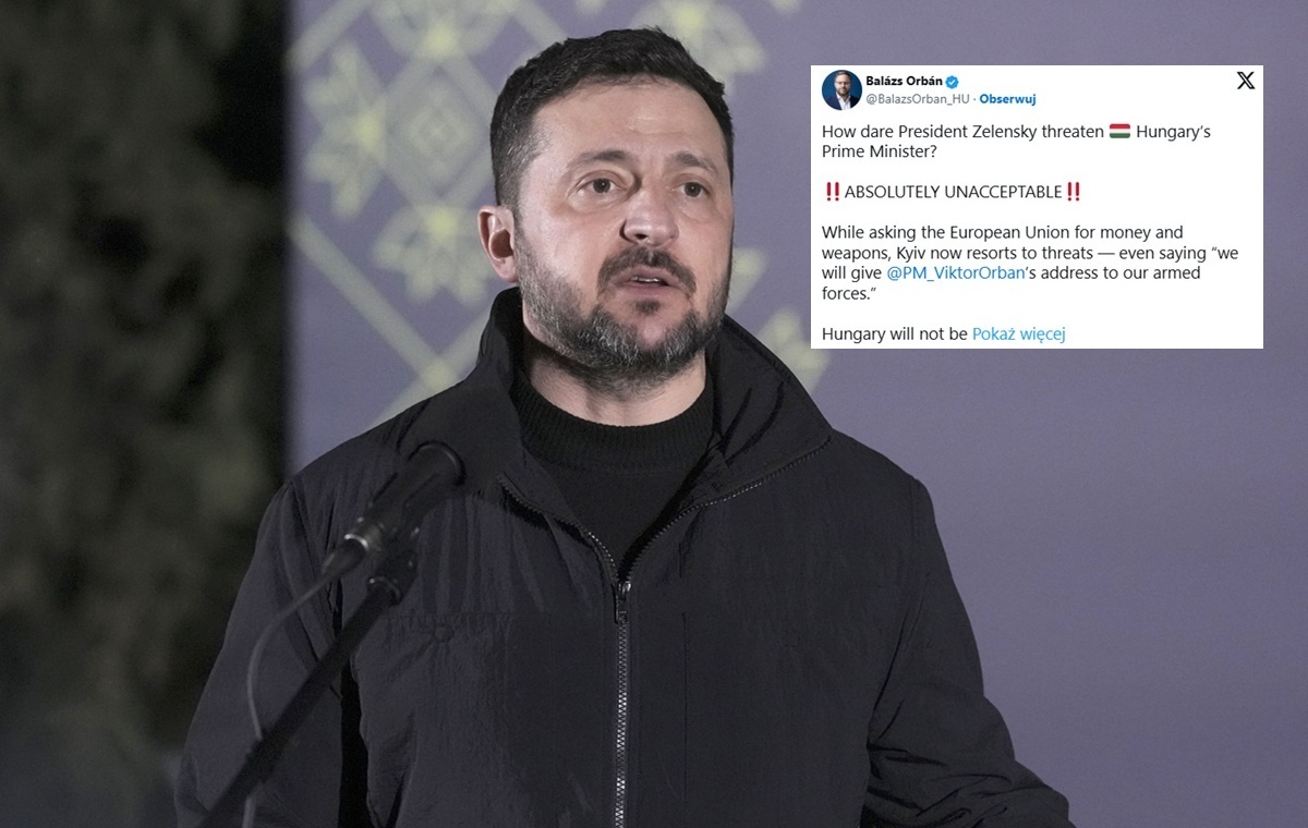Zełenski grozi Orbanowi?! Ostra riposta węgierskiego polityka