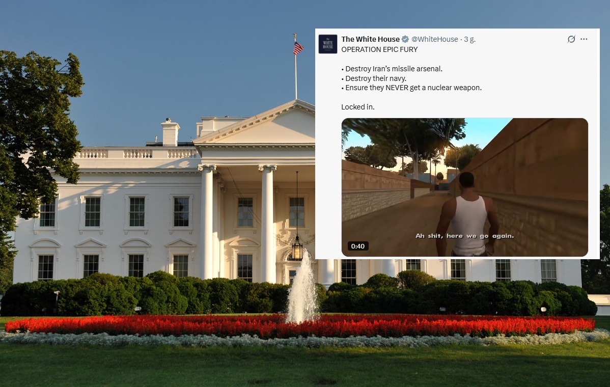 „Ah sh.t, here we go again”. Biały Dom przypomina klasyk z GTA