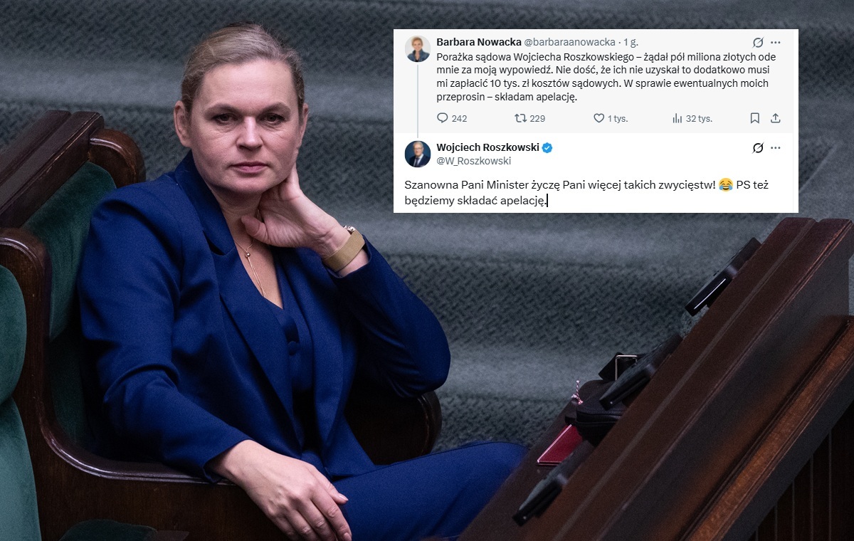 Absurdalny wpis Nowackiej po sądowej porażce z prof. Roszkowskim