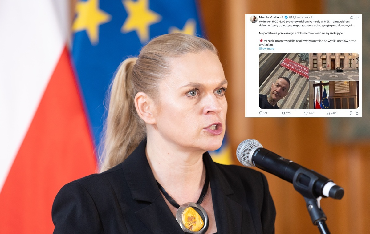 Józefaciuk przeprowadził kontrolę w MEN. Wyniki szokują!