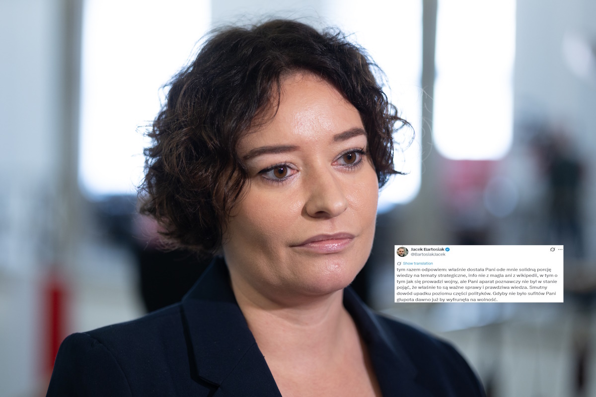 Bartosiak dosadnie do Żukowskiej: Pani głupota już by wyfrunęła