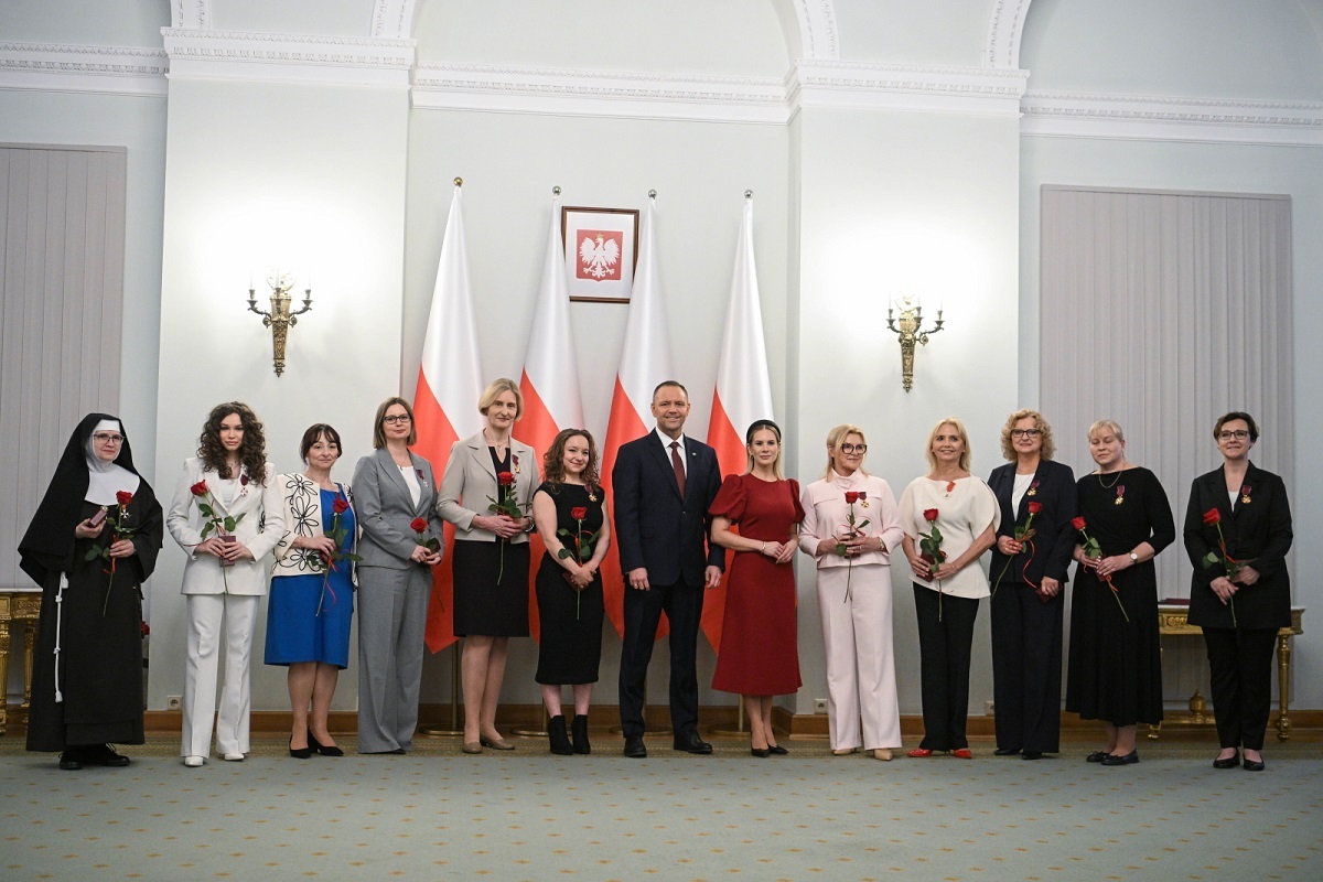 11 kobiet odebrało odznaczenia w Pałacu Prezydenckim. WIDEO