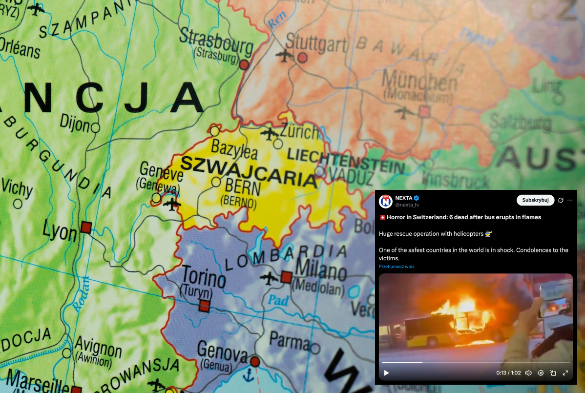 Przerażająca tragedia w Szwajcarii. Zginęło 6 osób