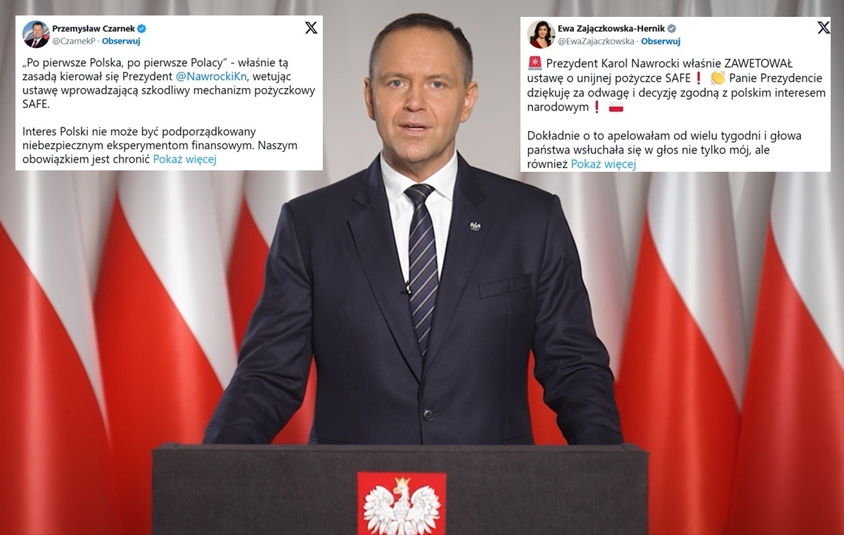 Politycy opozycji zadowoleni z decyzji prezydenta o wecie!