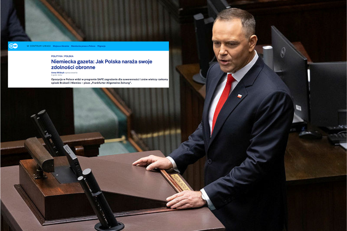 Niemiecki FAZ poucza ws. SAFE. Powtarza propagandę rządu Tuska