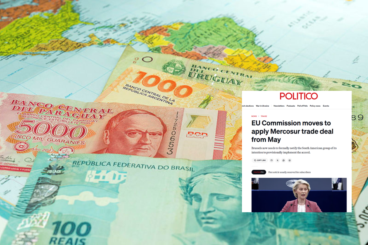 Von der Leyen dopięła swego. Politico: Mercosur już od maja