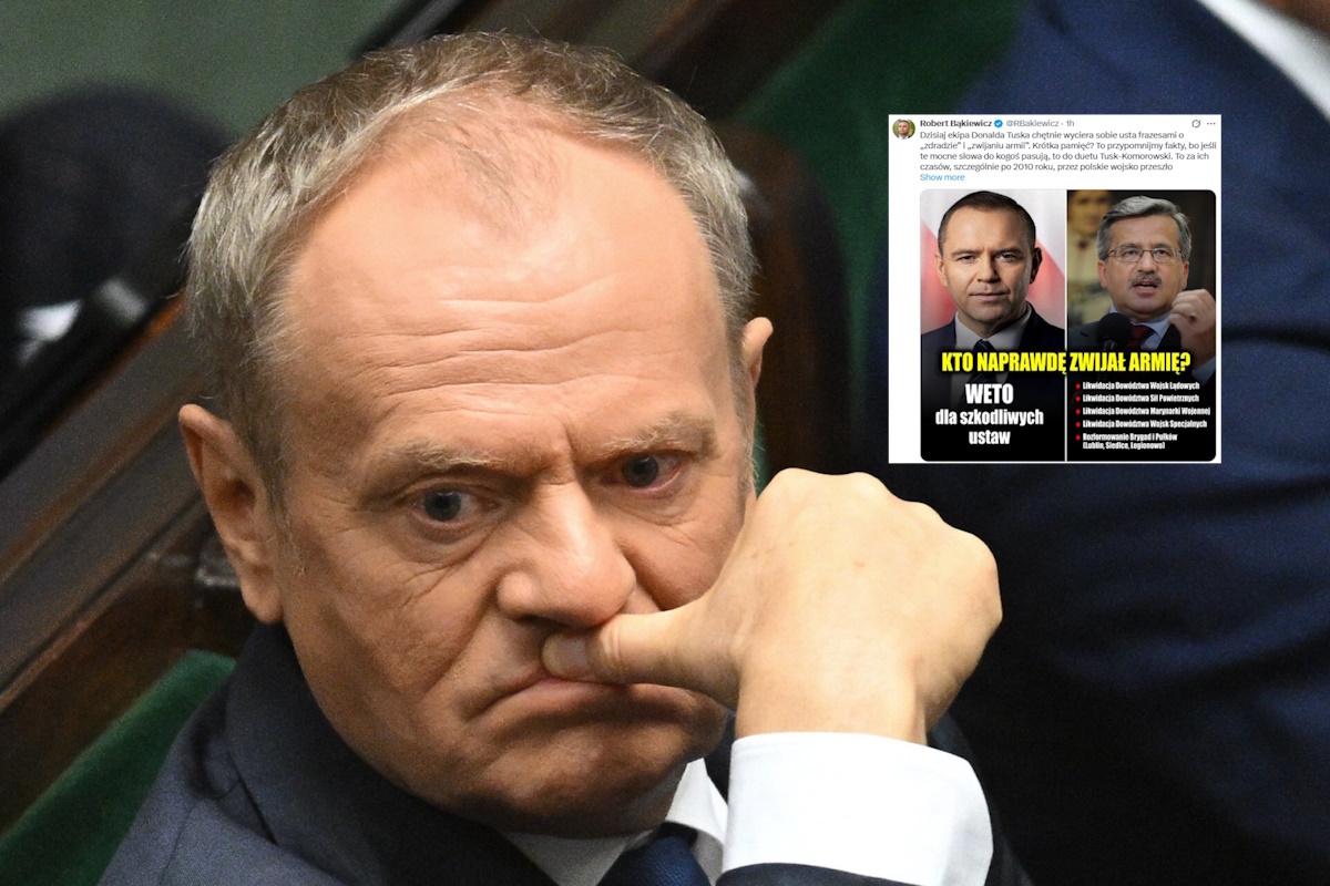 Bąkiewicz: Za Tuska i Komorowskiego "tsunami likwidacji" w armii