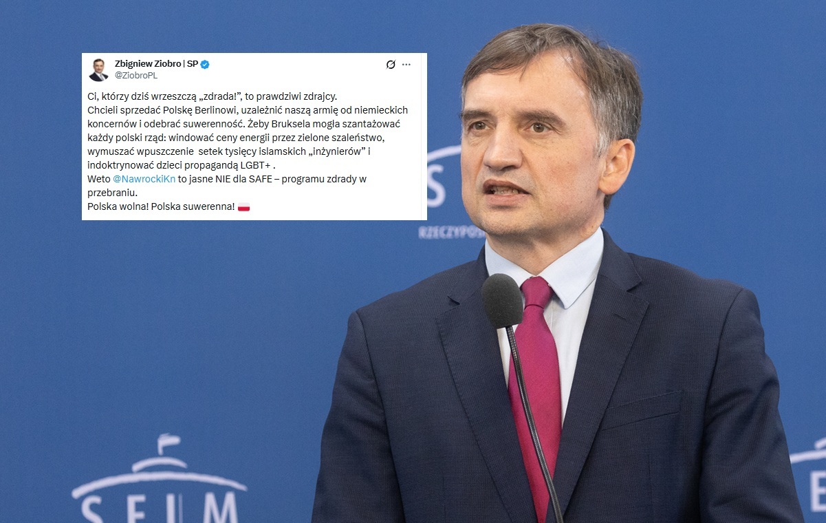 Ziobro: Jasne NIE dla SAFE – programu zdrady w przebraniu