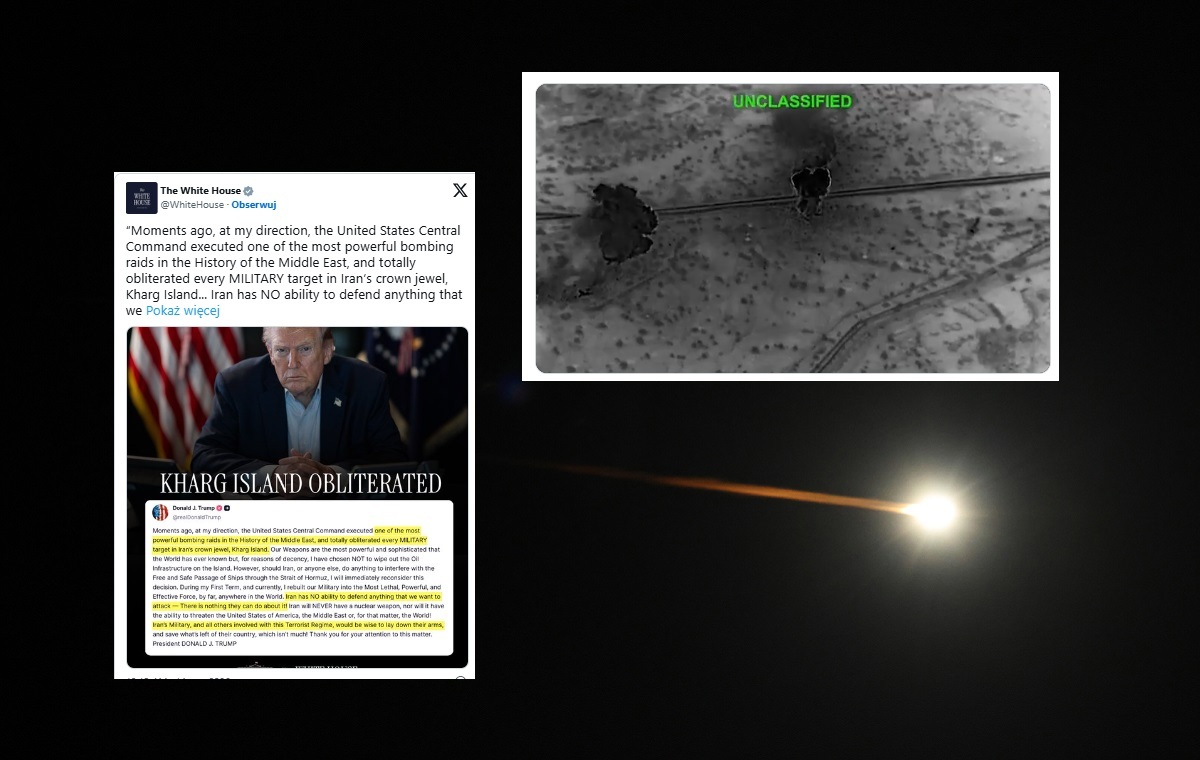 USA zbombardowały irańską wyspę Chark! Teheran zapowiada odwet