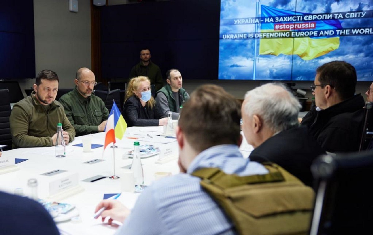 Morawiecki wspomina wizytę premierów w Kijowie